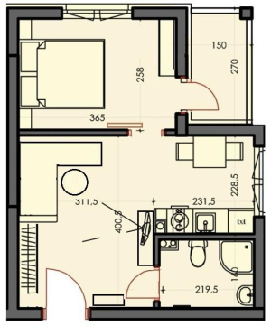 Apartament tuż nad morzem w Świętym Własie